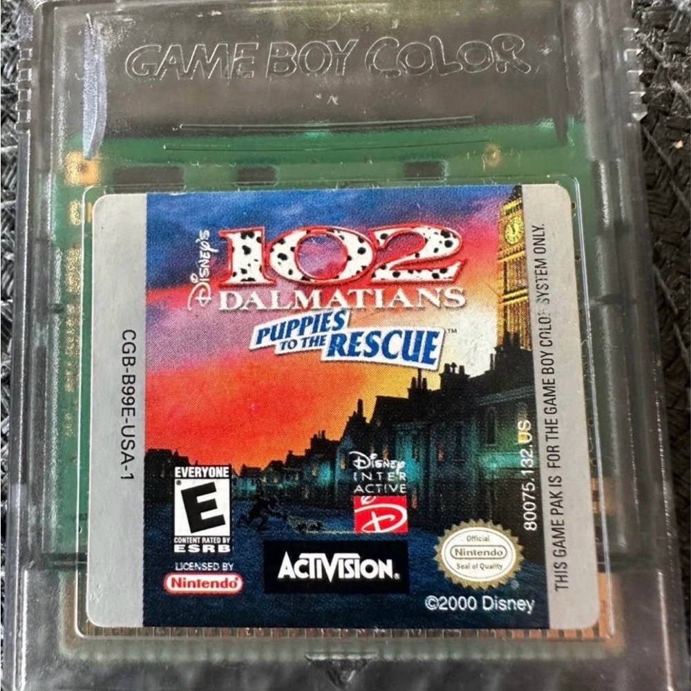 102 Dalmatians: Puppies to the Rescue Nintendo Game Boy
Color, 2000 Edition
